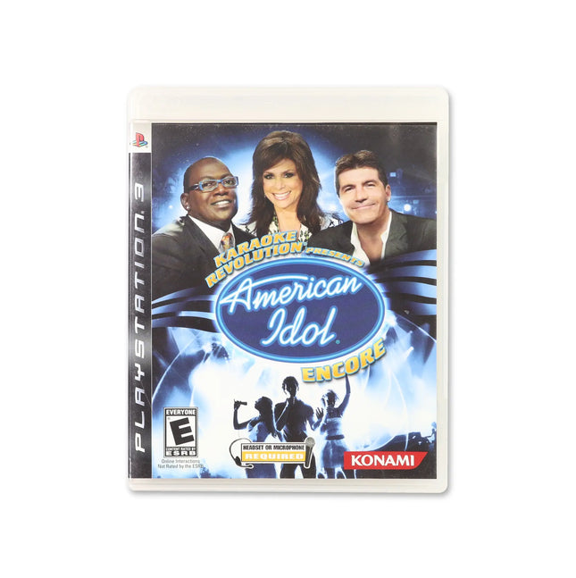 Karaoke Revolution Presents American Idol Encore (game only) for PlayStation 3 - Box front - Complete in box or box and game.