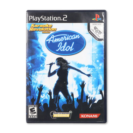 Karaoke Revolution Presents: American Idol for Sony PlayStation 2 - Case front cover - Complete in box or case and game.
