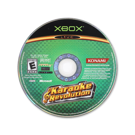 Karaoke Revolution for Microsoft Xbox - Disc front with label - Game only.