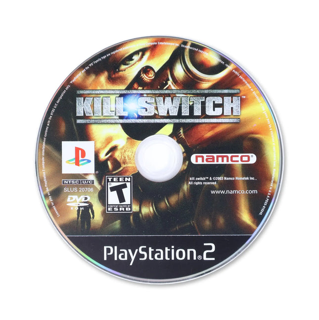 Kill.Switch for Sony PlayStation 2 - Disc front with label - Game only.