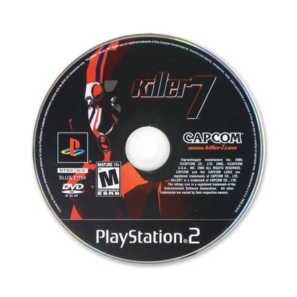 Killer 7 for Sony PlayStation 2 - Disc front with label - Game only.
