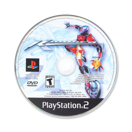 Kinetica for Sony PlayStation 2 - Disc front with label - Game only.