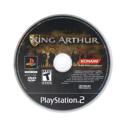 King Arthur for Sony PlayStation 2 - Disc front with label - Game only.