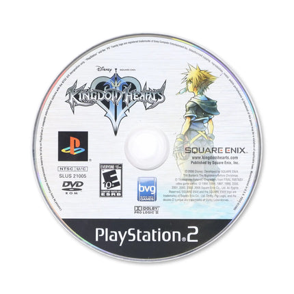 Kingdom Hearts 2 for Sony PlayStation 2 - Disc front with label - Game only.