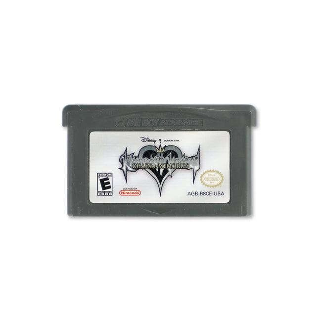 Kingdom Hearts Chain of Memories for Nintendo Game Boy Advance - Cartridge front with label - Game only.