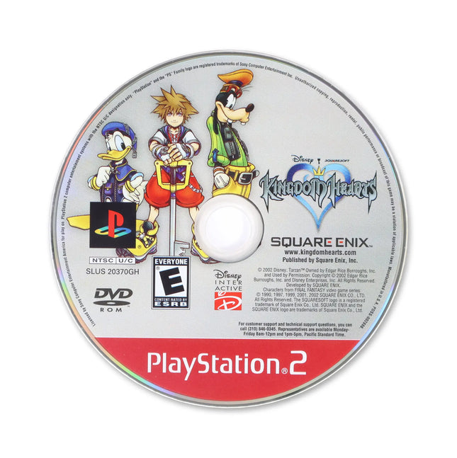 Kingdom Hearts [Greatest Hits] for Sony PlayStation 2 - Disc front with label - Game only.