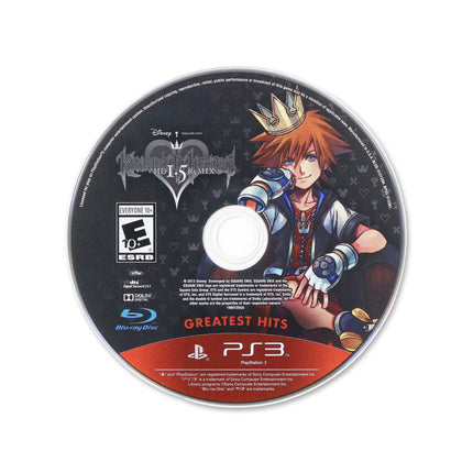 Kingdom Hearts HD 1.5 Remix [Greatest Hits] for PlayStation 3 - Cartridge front with label - Game only.