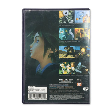 Kingdom Hearts for Sony PlayStation 2 - Case back cover - Product gallery.