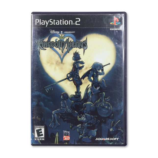 Kingdom Hearts for Sony PlayStation 2 - Case front cover - Complete in box or case and game.