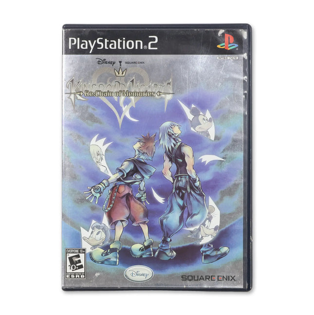 Kingdom Hearts RE Chain of Memories for Sony PlayStation 2 - Case front cover - Complete in box or case and game.