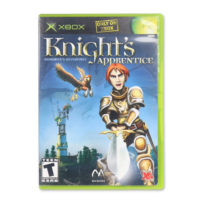 Knight's Apprentice Memorick's Adventures for Microsoft Xbox - Case front cover - Complete in box or case and game.