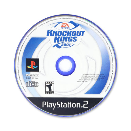 Knockout Kings 2001 for Sony PlayStation 2 - Disc front with label - Game only.