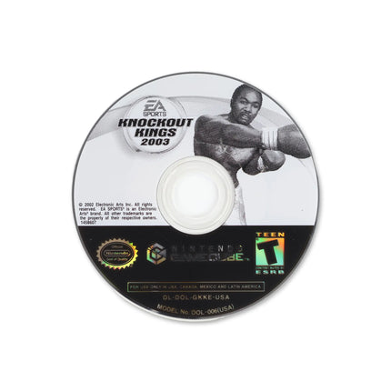 Knockout Kings 2003 for Nintendo GameCube - Disc front with label - Game only.