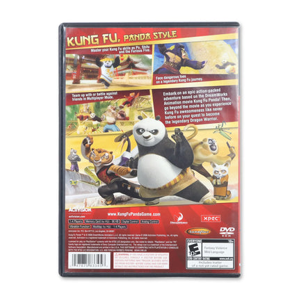 Kung Fu Panda for Sony PlayStation 2 - Case back cover - Product gallery.