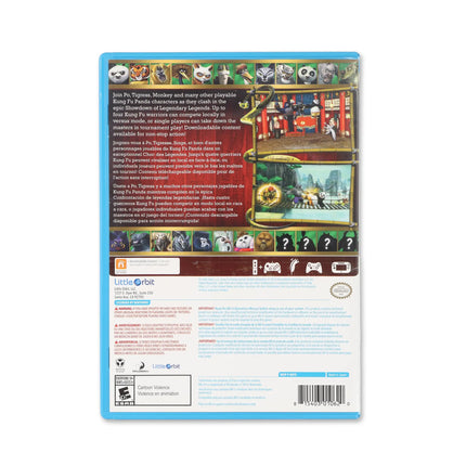 Kung Fu Panda Showdown of the Legendary Legends for Wii U - Box back - Product gallery.