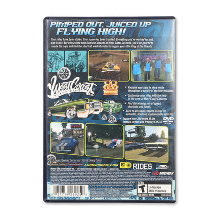 LA Rush for Sony PlayStation 2 - Case back cover - Product gallery.