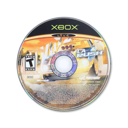 LA Rush for Microsoft Xbox - Disc front with label - Game only.