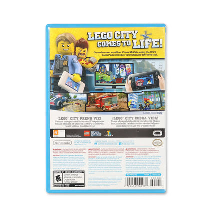LEGO City Undercover for Wii U - Box back - Product gallery.