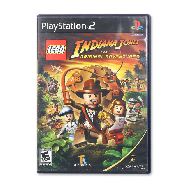LEGO Indiana Jones The Original Adventures for Sony PlayStation 2 - Case front cover - Complete in box or case and game.