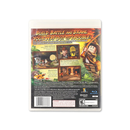 LEGO Indiana Jones The Original Adventures for PlayStation 3 - Box back - Product gallery.