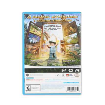 LEGO Jurassic World for Wii U - Box back - Product gallery.