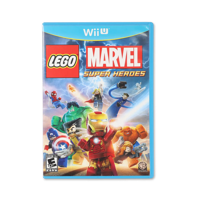 LEGO Marvel Super Heroes for Wii U - Box front - Complete in box or box and game.