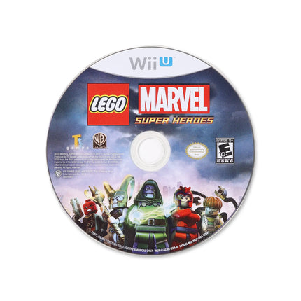 LEGO Marvel Super Heroes for Wii U - Cartridge front with label - Game only.