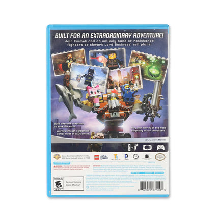LEGO Movie Videogame for Wii U - Box back - Product gallery.