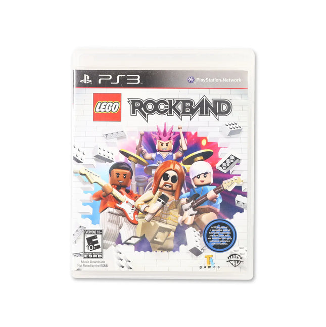 LEGO Rock Band for PlayStation 3 - Box front - Complete in box or box and game.