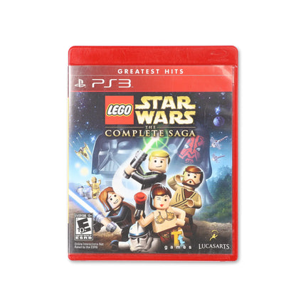 LEGO Star Wars Complete Saga [Greatest Hits] for PlayStation 3 - Box front - Complete in box or box and game.