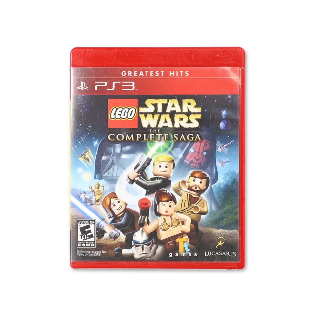 LEGO Star Wars Complete Saga [Greatest Hits] for PlayStation 3 - Box front - Complete in box or box and game.