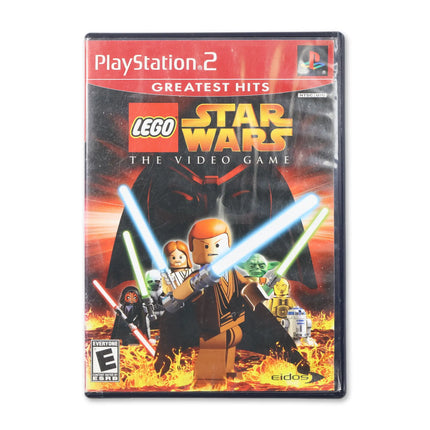LEGO Star Wars [Greatest Hits] for Sony PlayStation 2 - Case front cover - Complete in box or case and game.