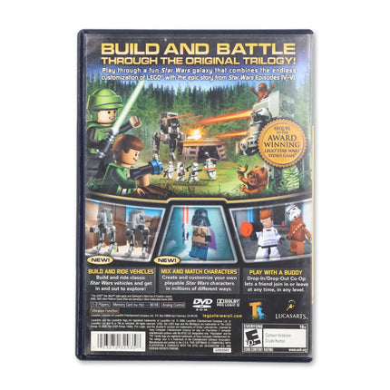 LEGO Star Wars II Original Trilogy [Greatest Hits] for Sony PlayStation 2 - Case back cover - Product gallery.
