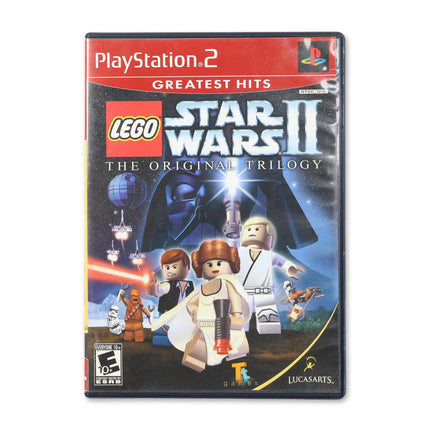 LEGO Star Wars II Original Trilogy [Greatest Hits] for Sony PlayStation 2 - Case front cover - Complete in box or case and game.