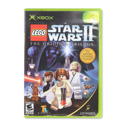 LEGO Star Wars II Original Trilogy for Microsoft Xbox - Case front cover - Complete in box or case and game.