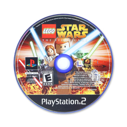 LEGO Star Wars for Sony PlayStation 2 - Disc front with label - Game only.