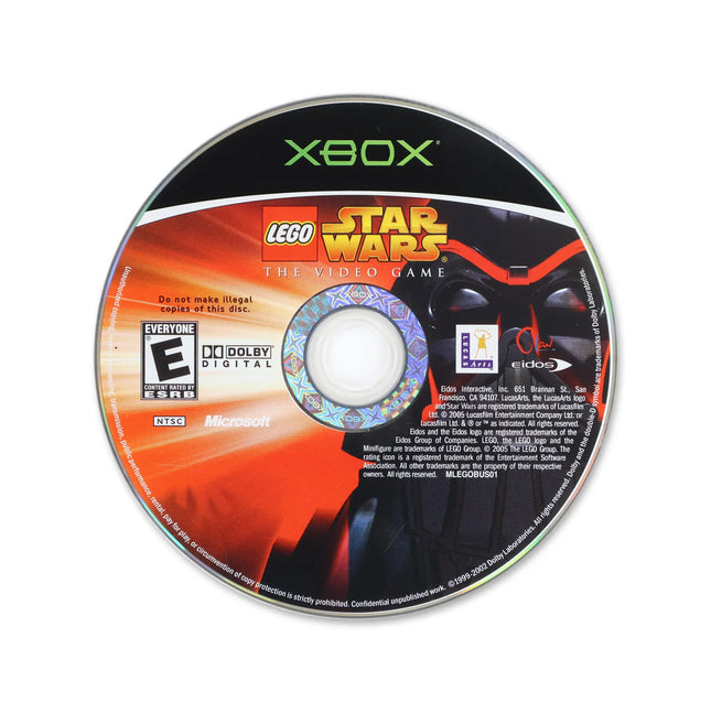 LEGO Star Wars for Microsoft Xbox - Disc front with label - Game only.