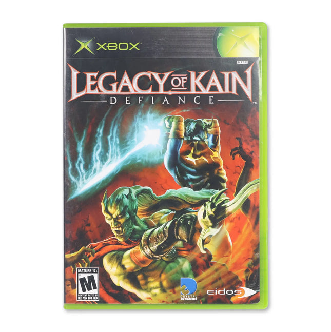 Legacy of Kain Defiance for Microsoft Xbox - Case front cover - Complete in box or case and game.