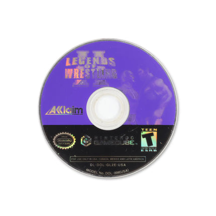 Legends of Wrestling II for Nintendo GameCube - Disc front with label - Game only.