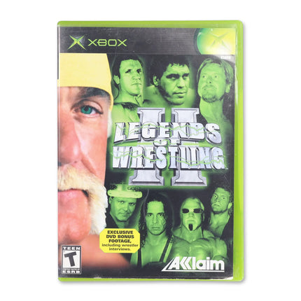 Legends of Wrestling II for Microsoft Xbox - Case front cover - Complete in box or case and game.