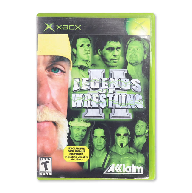 Legends of Wrestling II for Microsoft Xbox - Case front cover - Complete in box or case and game.