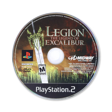 Legion Legend of Excalibur for Sony PlayStation 2 - Disc front with label - Game only.