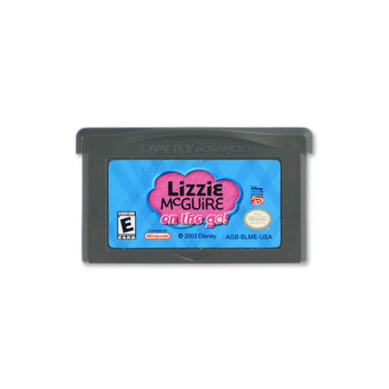 Lizzie McGuire on the Go for Nintendo Game Boy Advance - Cartridge front with label - Game only.