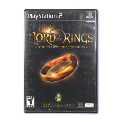 Lord of the Rings Fellowship of the Ring for Sony PlayStation 2 - Case front cover - Complete in box or case and game.