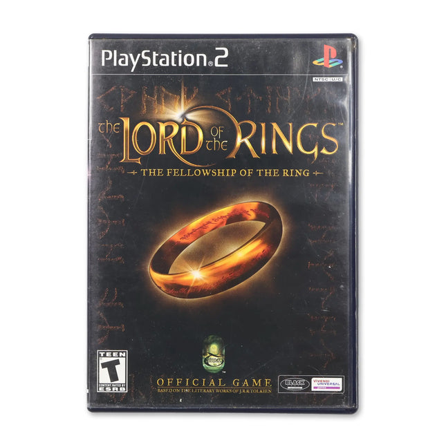 Lord of the Rings Fellowship of the Ring for Sony PlayStation 2 - Case front cover - Complete in box or case and game.