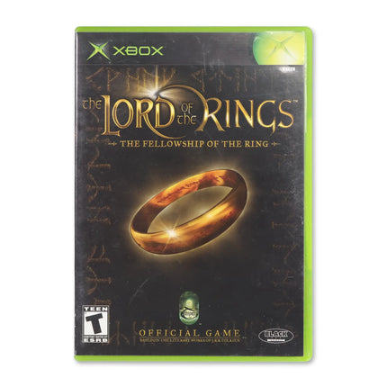 Lord of the Rings Fellowship of the Ring for Microsoft Xbox - Case front cover - Complete in box or case and game.