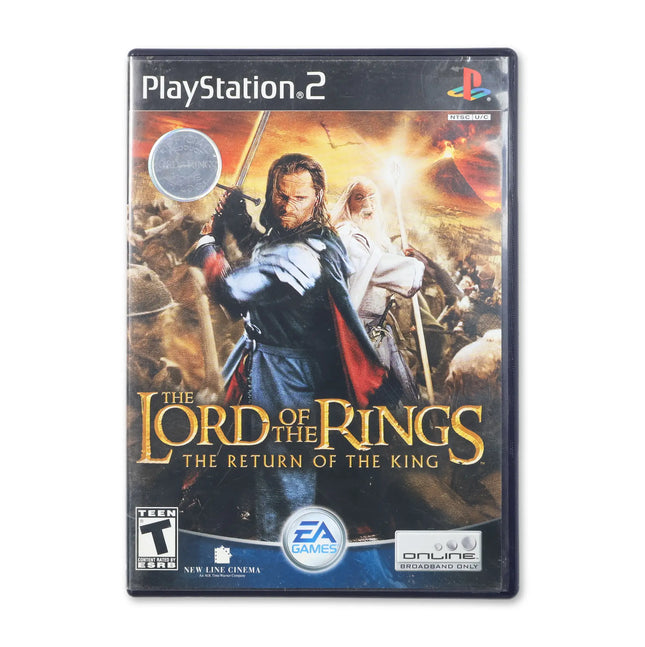 Lord of the Rings Return of the King for Sony PlayStation 2 - Case front cover - Complete in box or case and game.