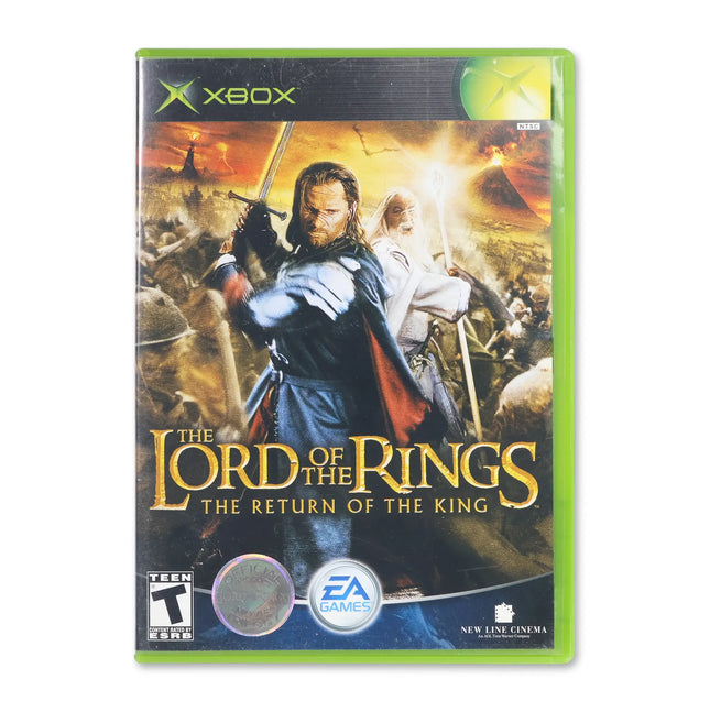 Lord of the Rings Return of the King for Microsoft Xbox - Case front cover - Complete in box or case and game.