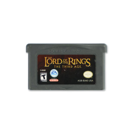 Lord of the Rings: The Third Age for Nintendo Game Boy Advance - Cartridge front with label - Game only.