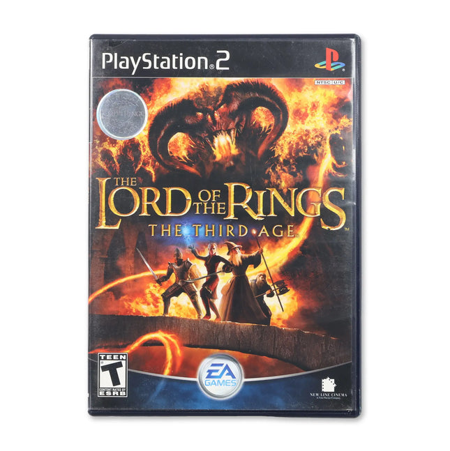 Lord of the Rings: The Third Age for Sony PlayStation 2 - Case front cover - Complete in box or case and game.